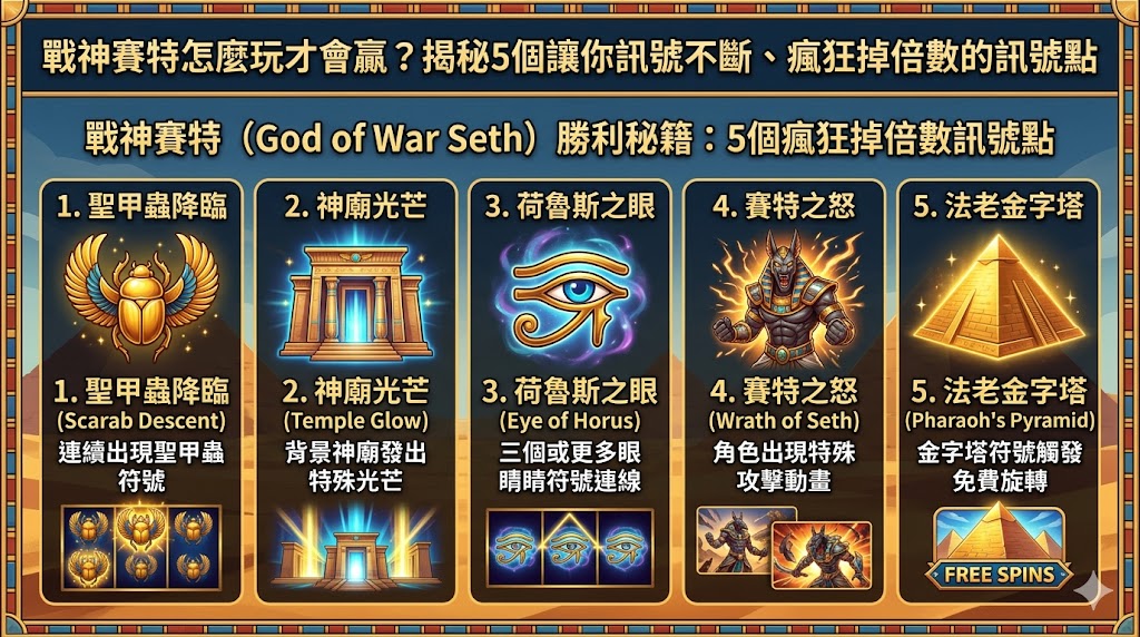 戰神賽特怎麼玩才會贏？揭秘5個讓你訊號不斷、瘋狂掉倍數的訊號點