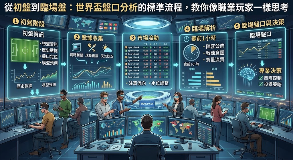 世界盃盤口分析的標準流程,教你像職業玩家一樣思考