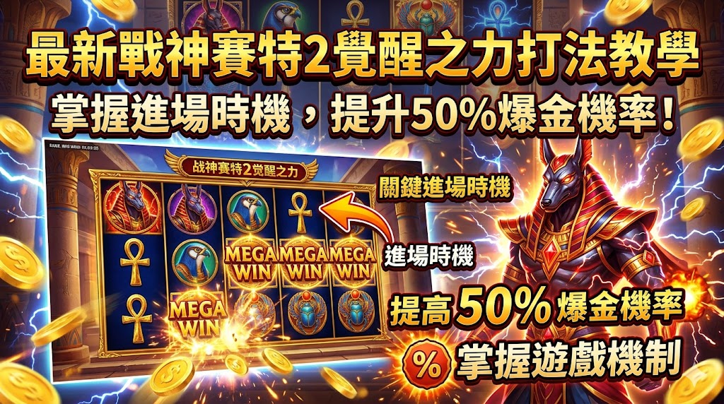 最新戰神賽特2覺醒之力打法教學：掌握進場時機，提升50%爆金機率！
