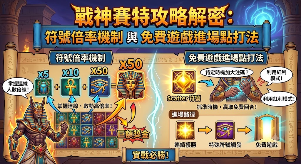 符號倍率機制與免費遊戲進場點打法